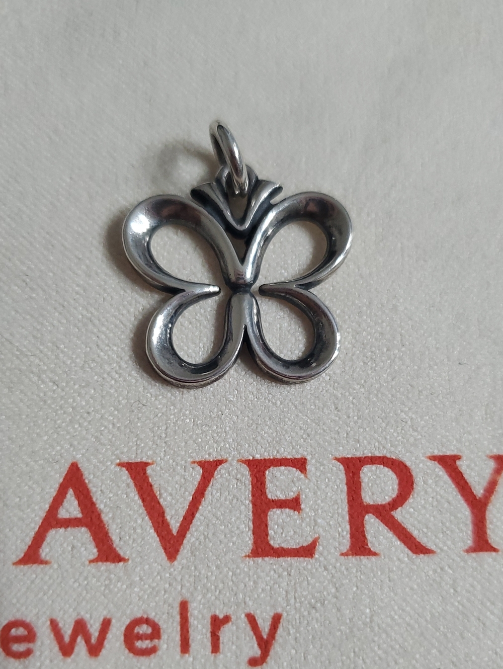 James Avery Retired Butterfly Charm Pendant
